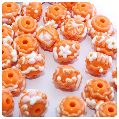 Various colors mixed hand-painted beads, beads, beads, jewelry, bracelets, mixed diy material accessories, wholesale beads
