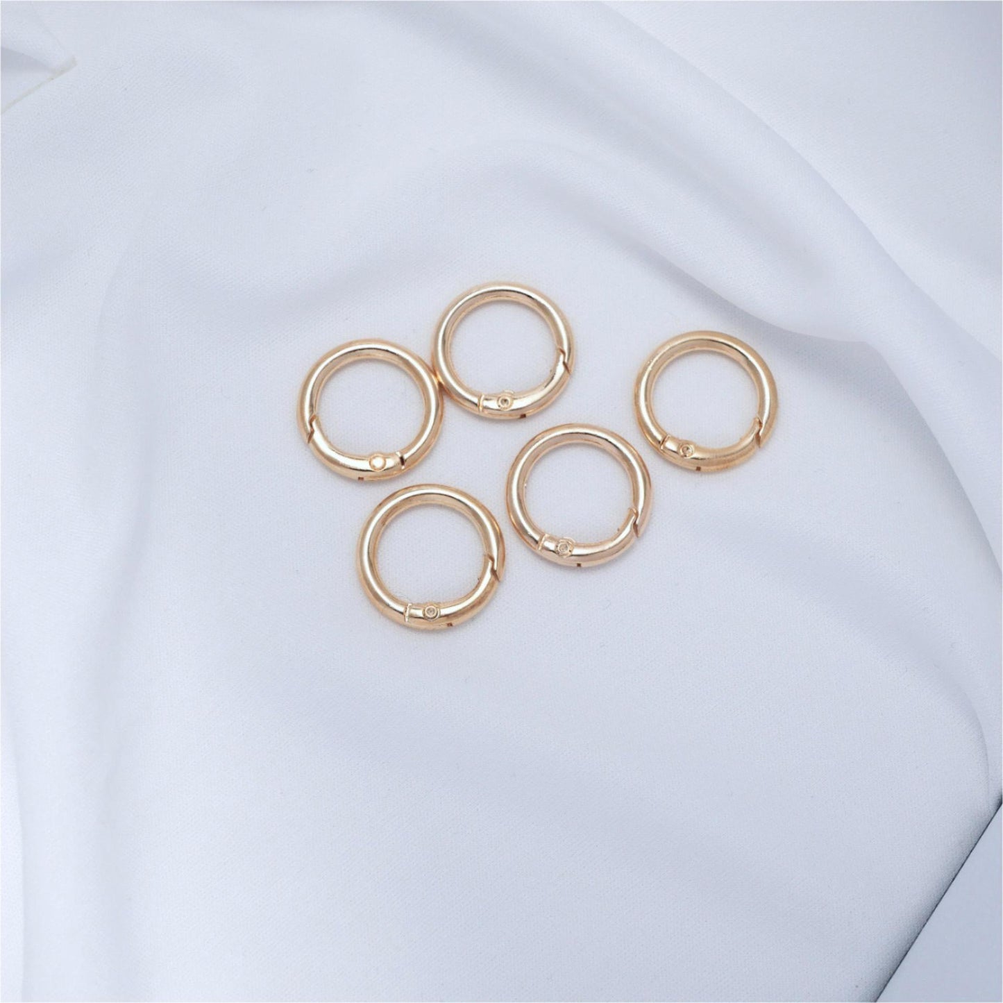 20/24mm Zinc Alloy Spring Ring, Metal Round Ring, Open Ring, Keychain, Luggage Webbing, Round Hanging Ring, Metal Iron Ring