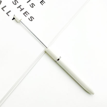 Long bead pen DIY handmade beaded plastic ballpoint pen, creative and personalized long bead string gift pen wholesale