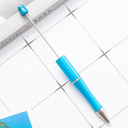 Bead pen, spot wholesale creative DIY plastic bead pen ballpoint pen printable plastic bead pen