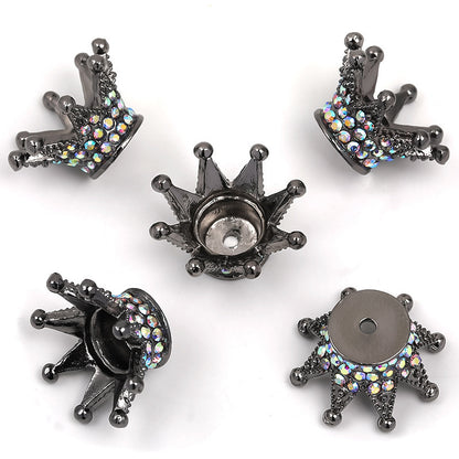 Three-dimensional Rhinestone Crown Beaded Mobile Phone Case DIY Sticker Diamond Jewelry Accessories Crown Small Pendant