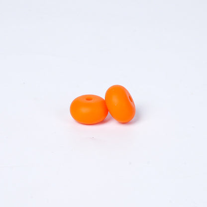 Spot 14mm Small Abacus Beads Food Grade Silicone Beads DIY Men's and Women's Jewelry Necklaces Oval Beads Wholesale #51-93