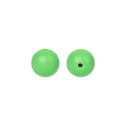 9 Mm Food Grade Silicone Beads Colored Round Loose Beads Handmade DIY Beaded Bracelet Pacifier Chain Accessories Spot Wholesale