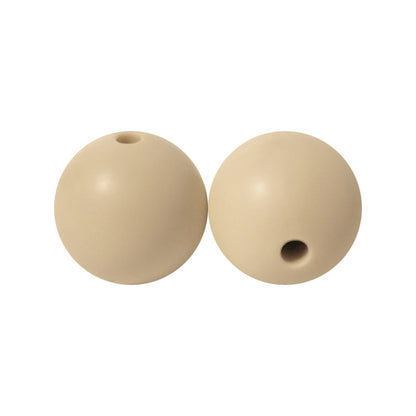 9 Mm Food Grade Silicone Beads Colored Round Loose Beads Handmade DIY Beaded Bracelet Pacifier Chain Accessories Spot Wholesale #51-98
