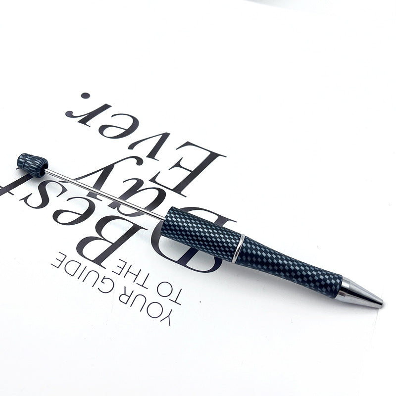 DIY printing pattern bead pen creative leopard print floral cow bead pen cross-border beadedpen spot wholesale