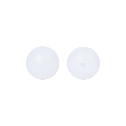 9 Mm Food Grade Silicone Beads Colored Round Loose Beads Handmade DIY Beaded Bracelet Pacifier Chain Accessories Spot Wholesale
