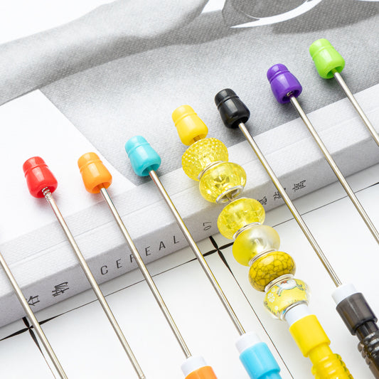 DIY beaded pencil for primary school students with no sharpening pencil 0.5 constant lead automatic pencil cute writing pencil wholesale