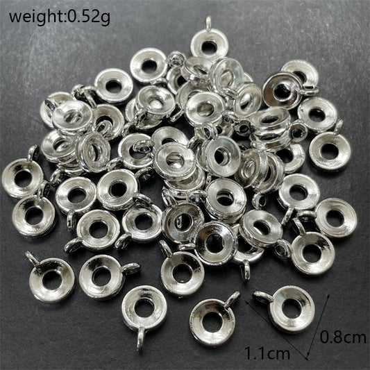 11MM Silver Annular Alloy Spacer Fit for Beadable Pens