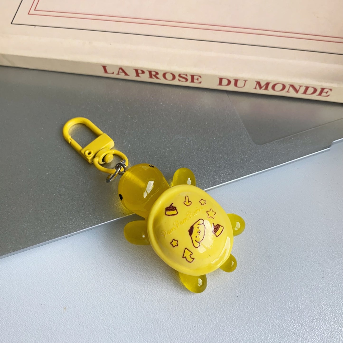 Cute Sanrio printed turtle keychain ins girlfriend schoolbag bag gift pendant car key pendant