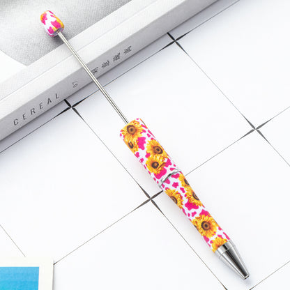 Sunflower Printed Beadable Pens