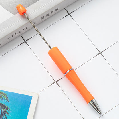 Bead pen, spot wholesale creative DIY plastic bead pen ballpoint pen printable plastic bead pen