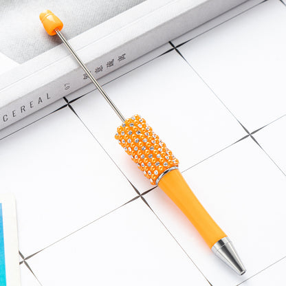 New diamond bead pen spot wholesale creative hand sticker diamond bead pen multi-color bag diamond ballpoint pen