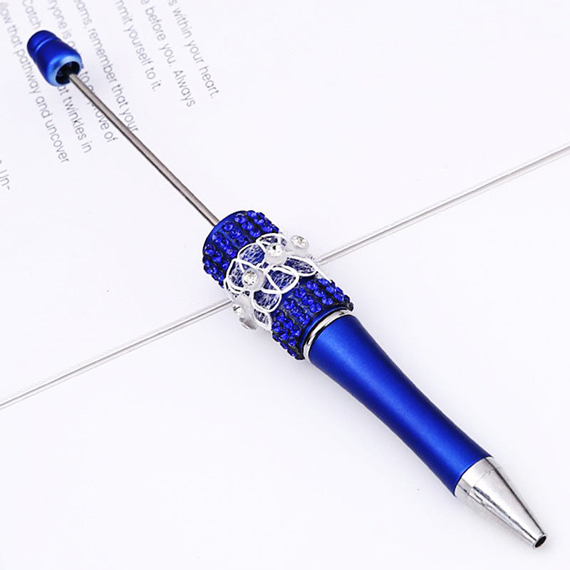 DIY diamond bead pen creative butterfly mesh yarn handmade sticker diamond bead pen, girl heart ballpoint pen spot wholesale