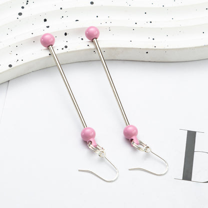 Spot DIY beaded earrings wholesale irregular gravel beaded earrings creative simple women handmade DIY earrings