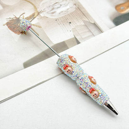 DIY cartoon fantasy full diamond bead pen, cross-border explosion Halloween Kulomie kt cat heavy industry crystal diamond pen