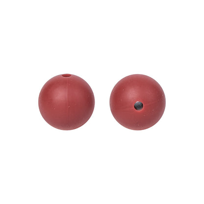 9 Mm Food Grade Silicone Beads Colored Round Loose Beads Handmade DIY Beaded Bracelet Pacifier Chain Accessories Spot Wholesale #51-98