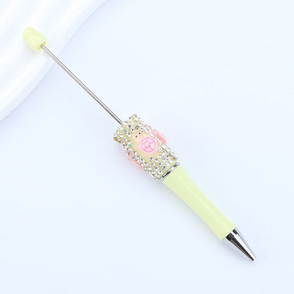 DIY turtle broken diamond bead pen Internet celebrity turtle dream turtle super cute turtle diamond pen bead round bead cute pen