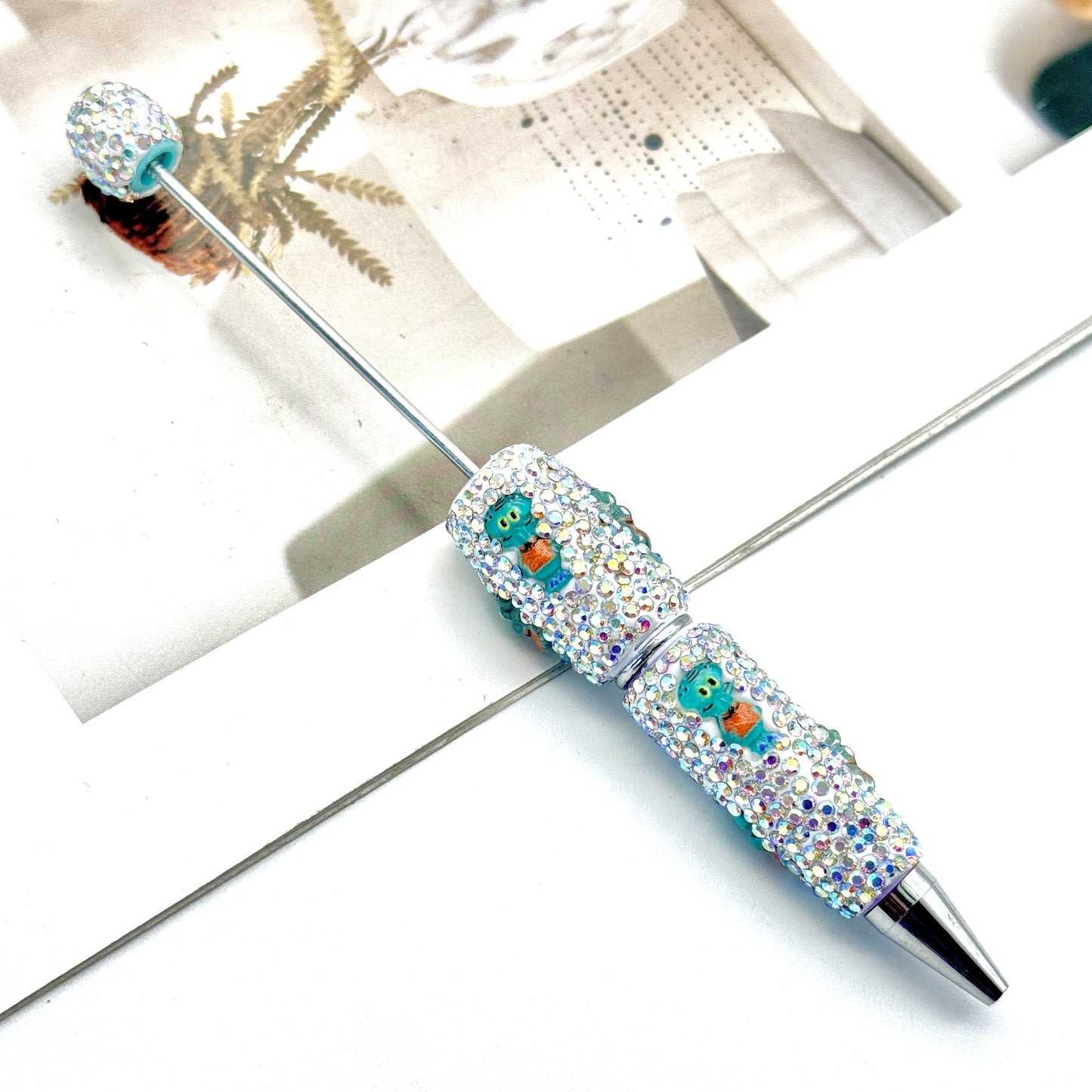 DIY cartoon fantasy full diamond bead pen, cross-border explosion Halloween Kulomie kt cat heavy industry crystal diamond pen
