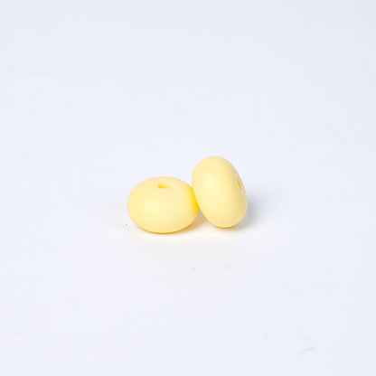 Spot 14mm Small Abacus Beads Food Grade Silicone Beads DIY Men's and Women's Jewelry Necklaces Oval Beads Wholesale #51-93