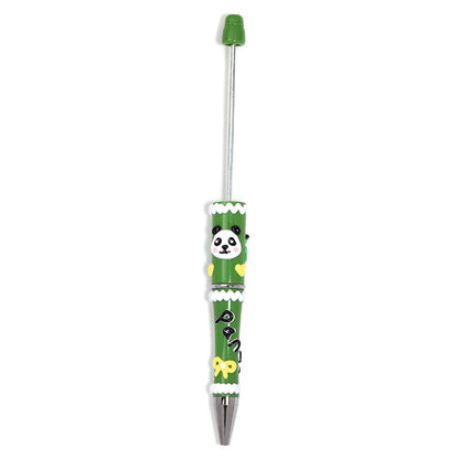 New color cartoon hand-drawn bead pen simple high-end DIY bead pen cartoon cute painted cute pen