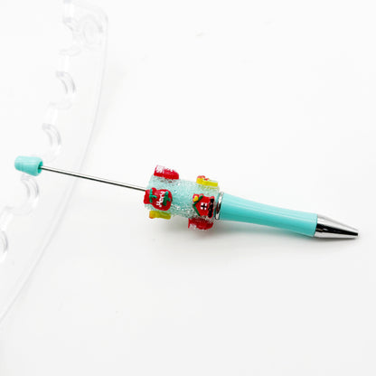Cross-border Christmas gift box, gloves, lucky bag, bead pen DIY pure rhinestone gypsy sugar pen, Christmas gift pen