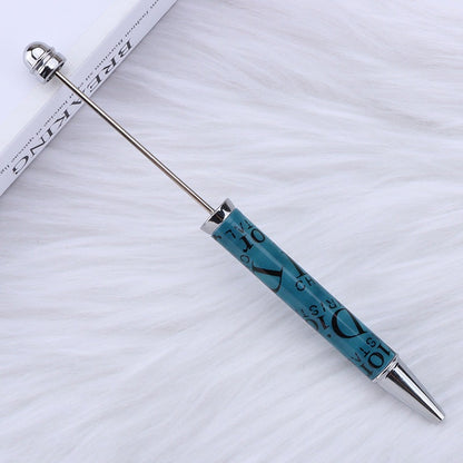 DIY design pen, inspirational encouragement praise cartoon character pattern printing bead pen Moe grain pen spot