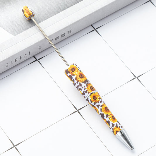 Sunflower Printed Beadable Pens