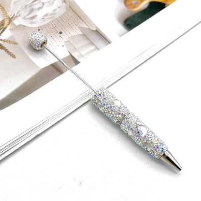 Cross-border DIY Star Moon Mocha Full Diamond Bead Pen, Creative Rhinestone Moe Grain Pen Colorful Gift Pen Wholesale