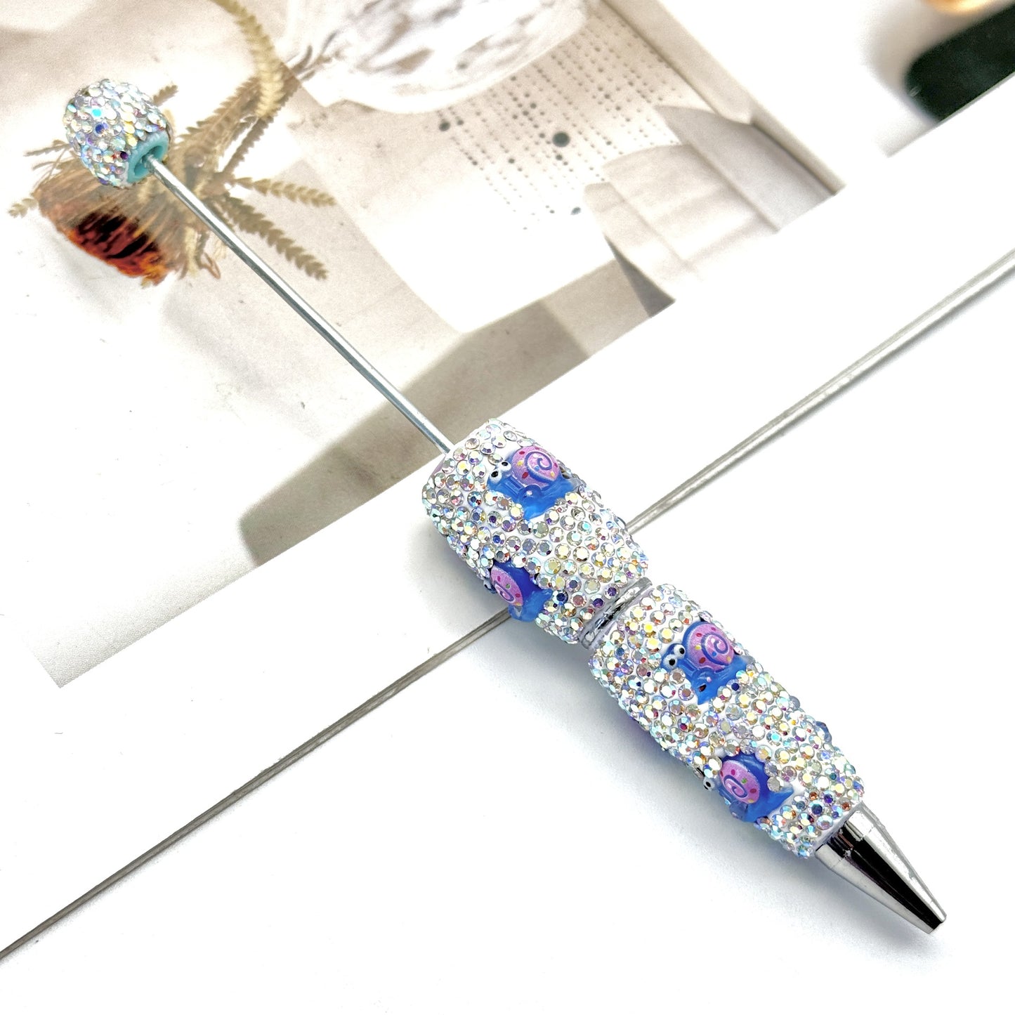 DIY cartoon fantasy full diamond bead pen, cross-border explosion Halloween Kulomie kt cat heavy industry crystal diamond pen