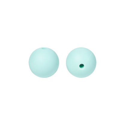 9 Mm Food Grade Silicone Beads Colored Round Loose Beads Handmade DIY Beaded Bracelet Pacifier Chain Accessories Spot Wholesale