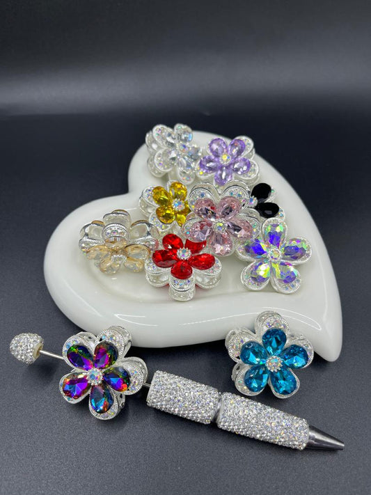 Super shining!!! flower alloy with bright colors