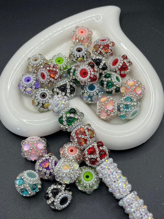 Cross-Border New Style Glass Beads, Colorful String Beads (Loose Beads) - DIY Accessories for Lantern-Style Jewelry & Handmade Beading