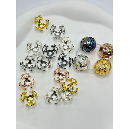 Bead Cage Bead Cap for 16mm Beads Stars