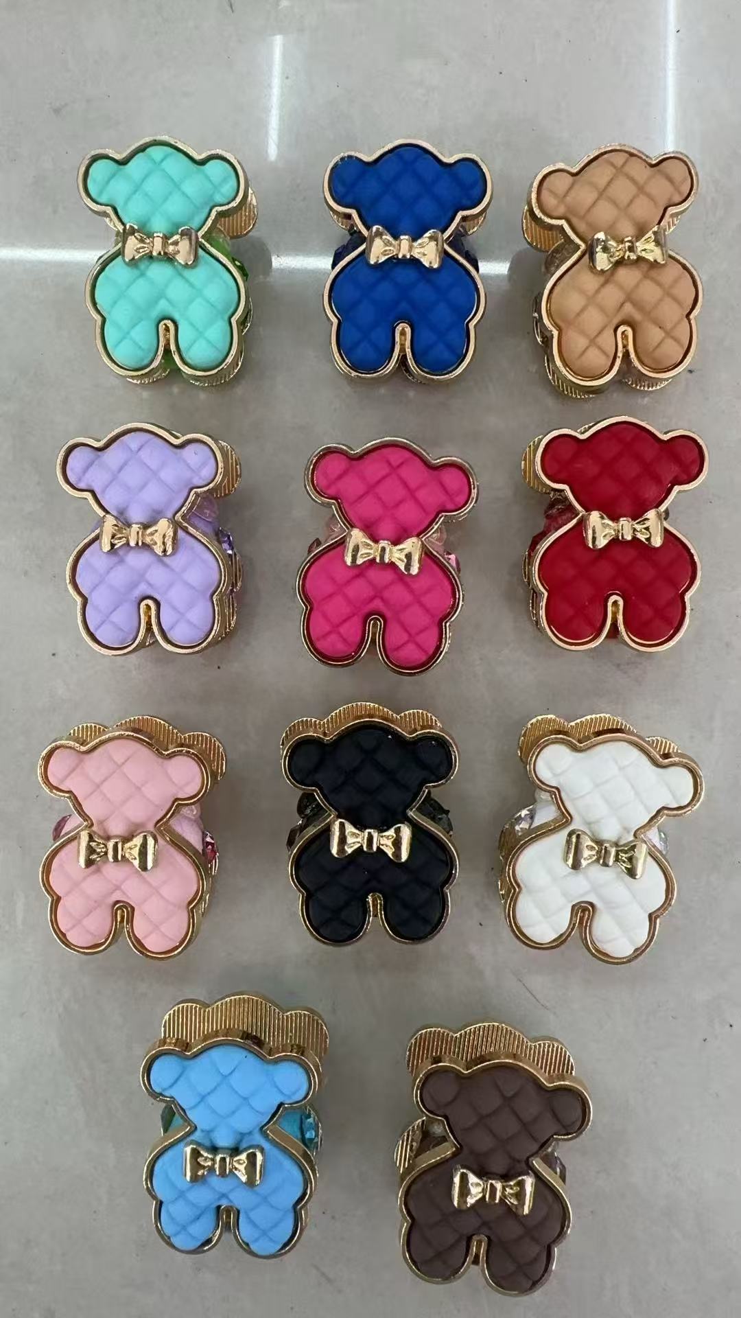 New metal bear DIY bead pen accessories